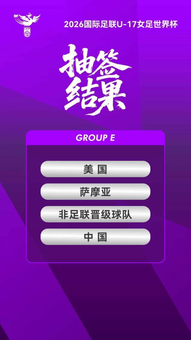一号娱乐-U17世界杯抽签:男足与西班牙摩洛哥斐济同组